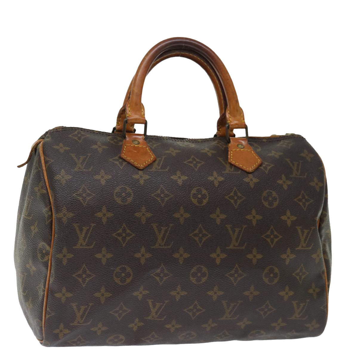 LOUIS VUITTON Monogram Speedy 30 Hand Bag M41526 LV Auth 71478