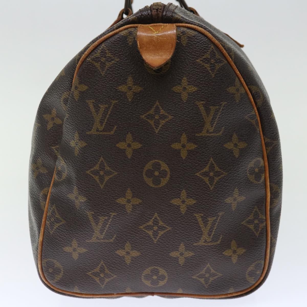 LOUIS VUITTON Monogram Speedy 30 Hand Bag M41526 LV Auth 71478