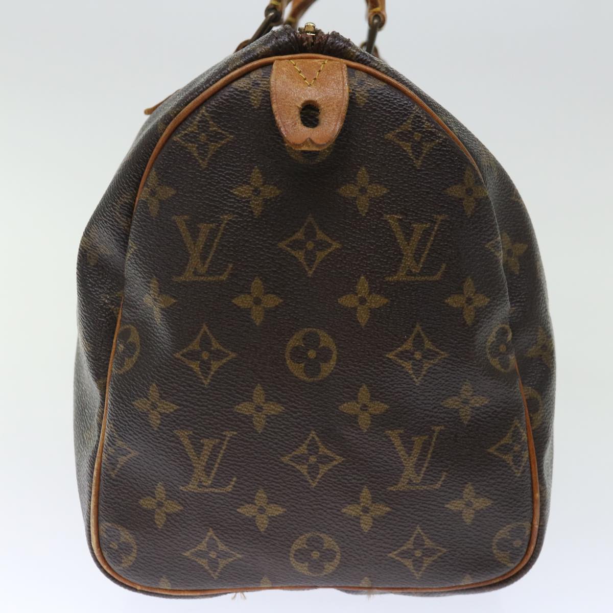 LOUIS VUITTON Monogram Speedy 30 Hand Bag M41526 LV Auth 71478