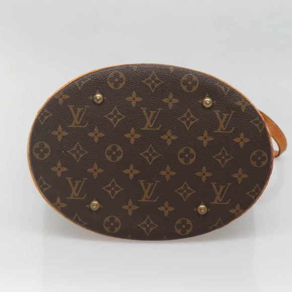 LOUIS VUITTON Monogram Bucket GM Shoulder Bag M42236 LV Auth 71488