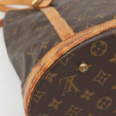 LOUIS VUITTON Monogram Bucket GM Shoulder Bag M42236 LV Auth 71488-16