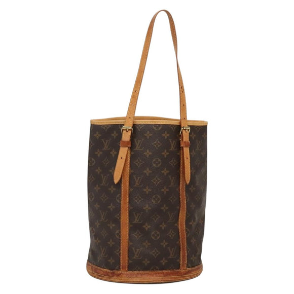 LOUIS VUITTON Monogram Bucket GM Shoulder Bag M42236 LV Auth 71488