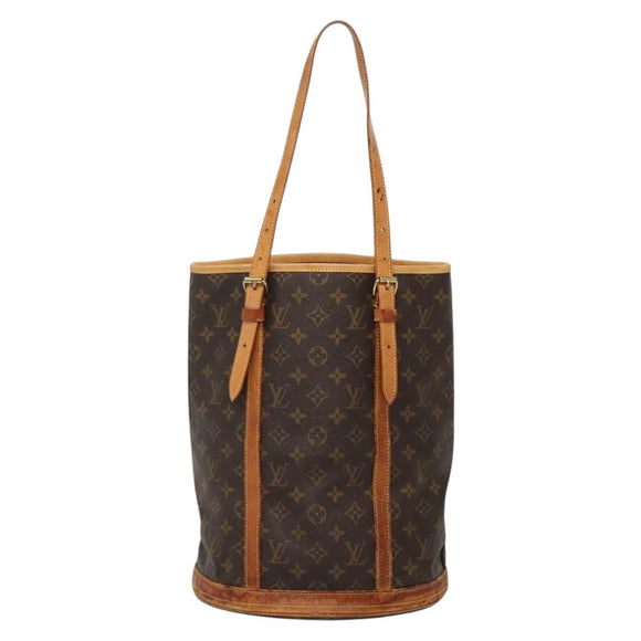 LOUIS VUITTON Monogram Bucket GM Shoulder Bag M42236 LV Auth 71488