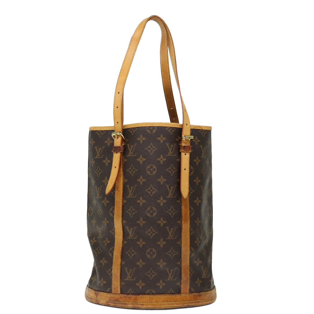 LOUIS VUITTON Monogram Bucket GM Shoulder Bag M42236 LV Auth 71488