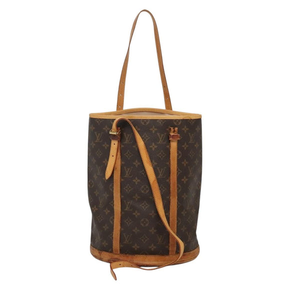 LOUIS VUITTON Monogram Bucket GM Shoulder Bag M42236 LV Auth 71488