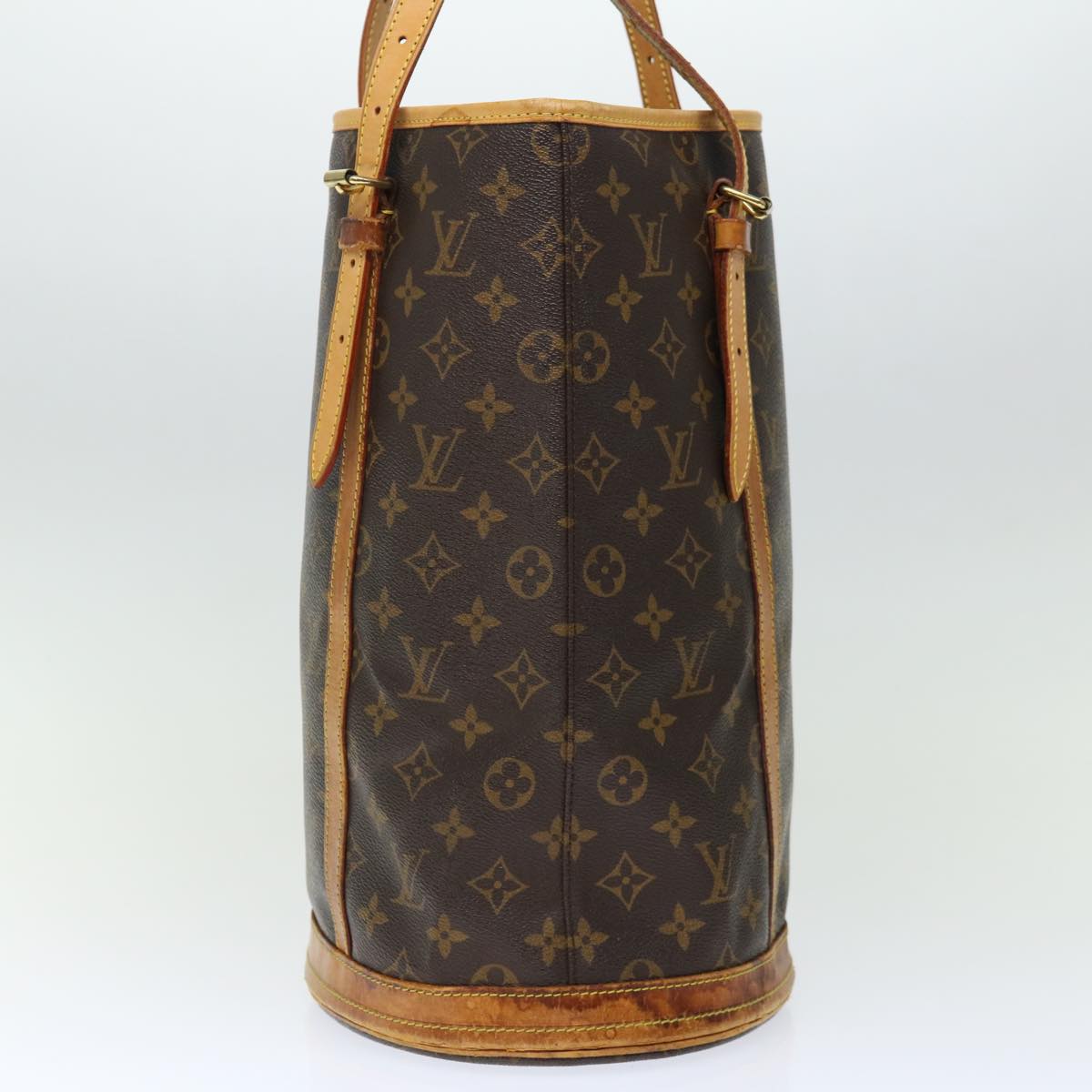 LOUIS VUITTON Monogram Bucket GM Shoulder Bag M42236 LV Auth 71488