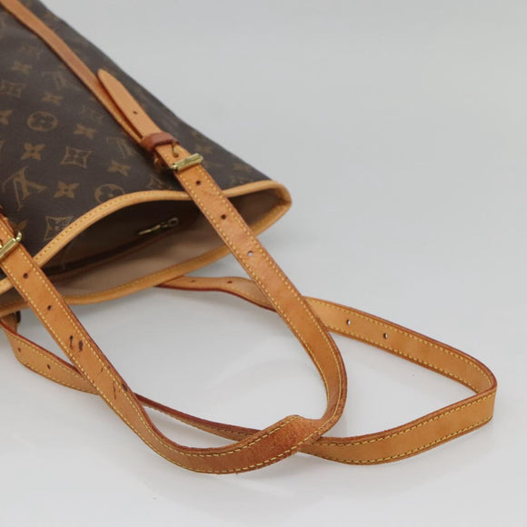 LOUIS VUITTON Monogram Bucket GM Shoulder Bag M42236 LV Auth 71488