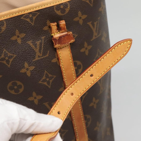 LOUIS VUITTON Monogram Bucket GM Shoulder Bag M42236 LV Auth 71488