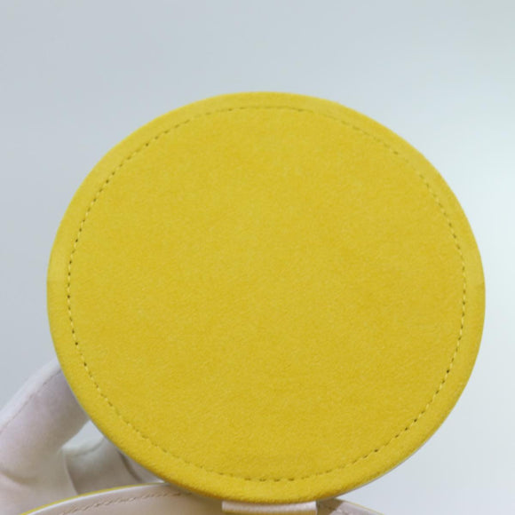 LOUIS VUITTON Monogram Painted Can Hand Bag PVC 2way Yellow M81593 Auth 71492SM