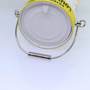 LOUIS VUITTON Monogram Painted Can Hand Bag PVC 2way Yellow M81593 Auth 71492SM-6