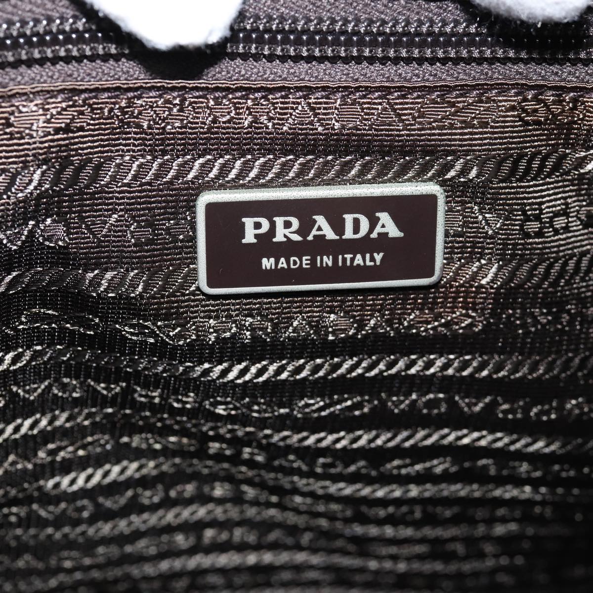 PRADA Backpack Nylon Brown Auth 71501