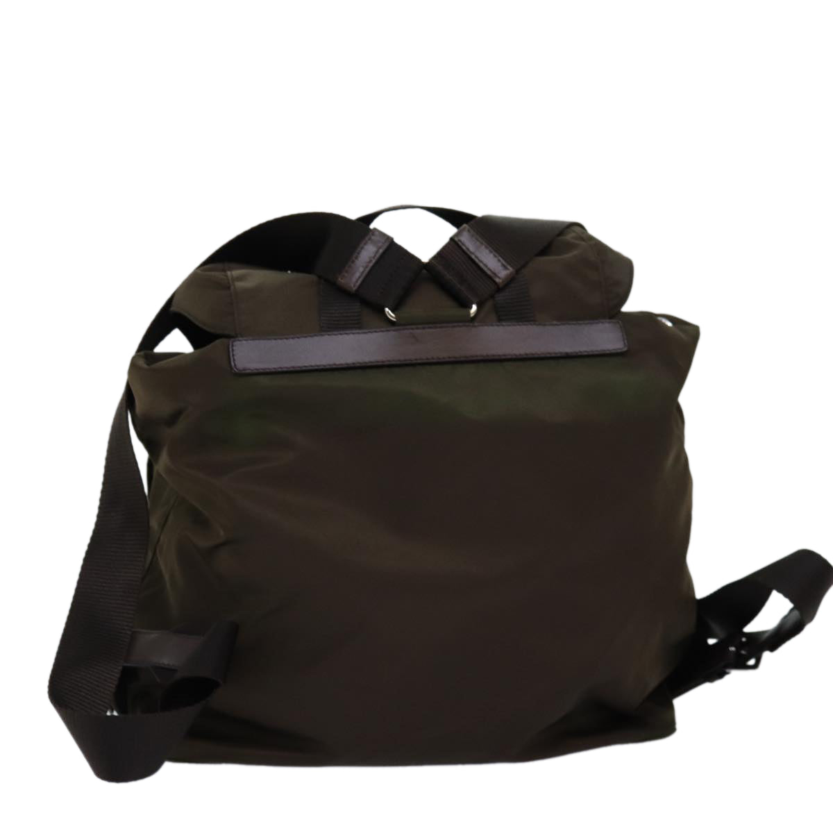 PRADA Backpack Nylon Brown Auth 71501 - 0