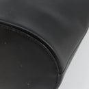 GUCCI Hand Bag Leather Black Auth 71508-14