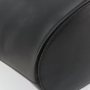 GUCCI Hand Bag Leather Black Auth 71508-15