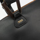 GUCCI Hand Bag Leather Black Auth 71508-9
