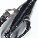 GUCCI Hand Bag Leather Black Auth 71508-10