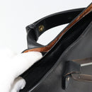 GUCCI Hand Bag Leather Black Auth 71508-20