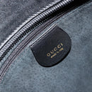 GUCCI Hand Bag Leather Black Auth 71508-11