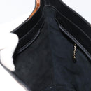 GUCCI Hand Bag Leather Black Auth 71508-22