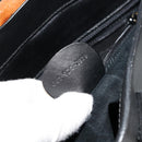 GUCCI Hand Bag Leather Black Auth 71508-25