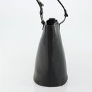 GUCCI Hand Bag Leather Black Auth 71508-3