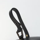 GUCCI Hand Bag Leather Black Auth 71508-8