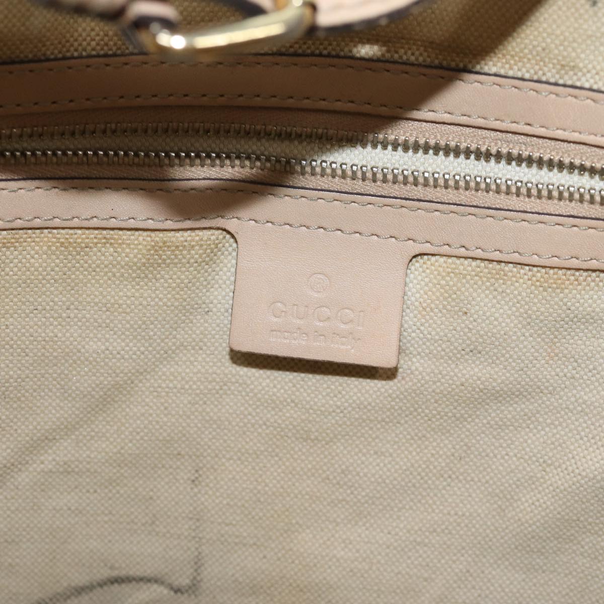 GUCCI GG Canvas Shoulder Bag Beige 257084 Auth 71510