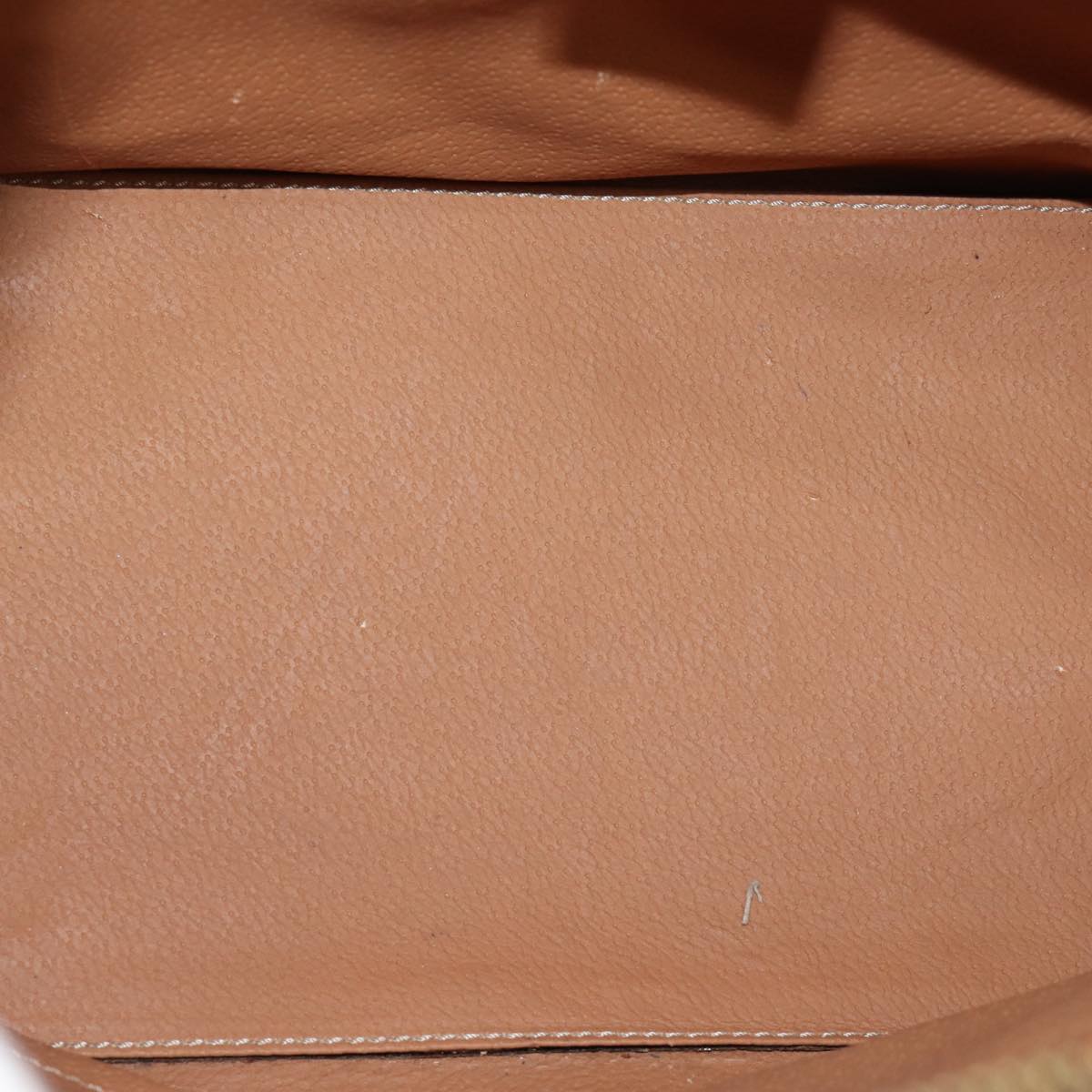 CELINE Macadam Canvas Hand Bag PVC Brown Auth 71532