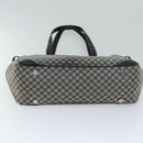 CELINE Macadam Canvas Hand Bag Gray Auth 71545-6