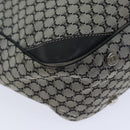 CELINE Macadam Canvas Hand Bag Gray Auth 71545-16