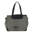 CELINE Macadam Canvas Hand Bag Gray Auth 71545-13
