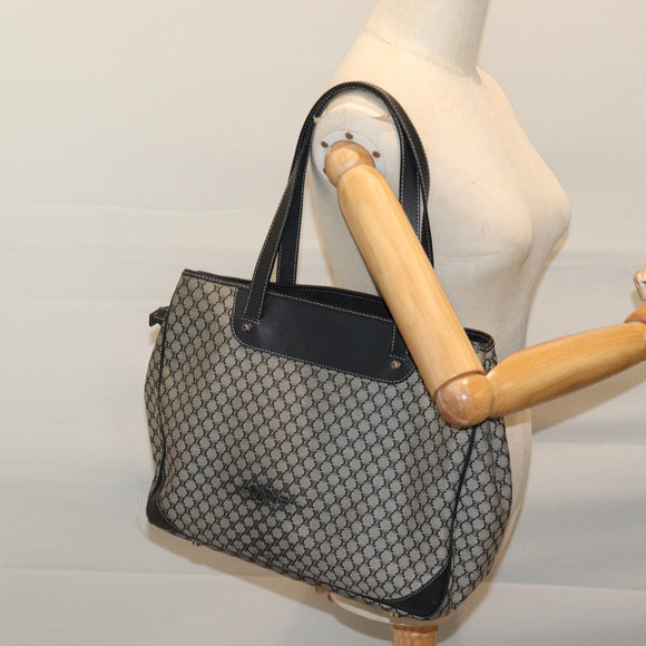 CELINE Macadam Canvas Handtasche Grau Auth 71545
