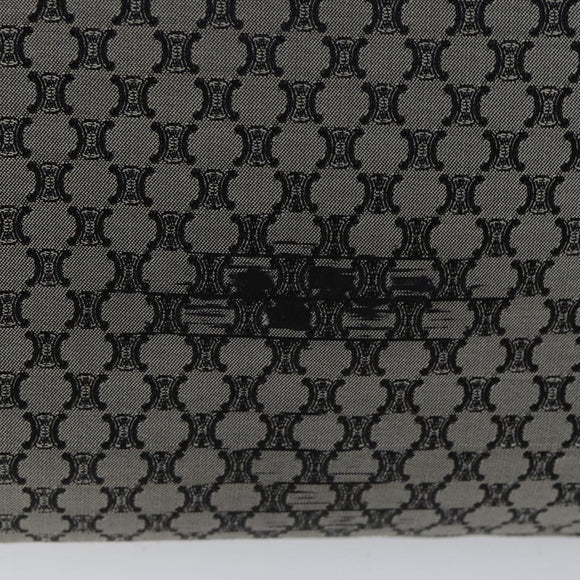 CELINE Macadam Canvas Hand Bag Gray Auth 71545