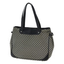 CELINE Macadam Canvas Hand Bag Gray Auth 71545-3