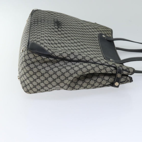 CELINE Macadam Canvas Handtasche Grau Auth 71545