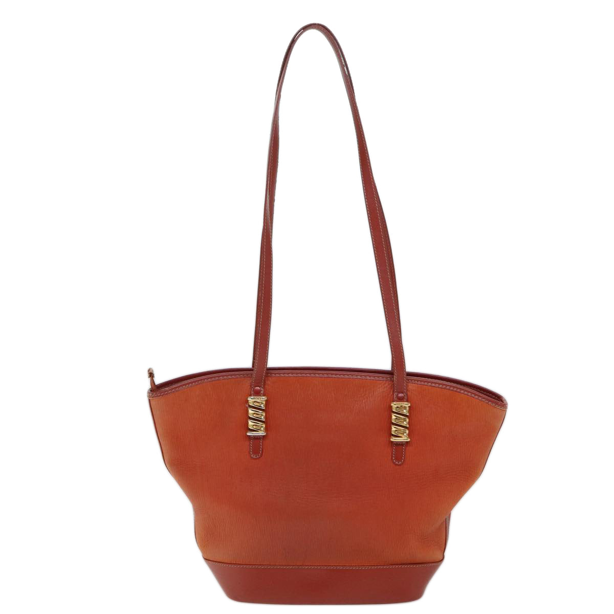 LOEWE Tote Bag Leather Orange Auth 71557 - 0