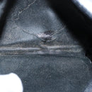 FENDI Zucchino Canvas Shoulder Bag Coated Canvas White Navy Auth 71558-12