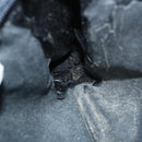 FENDI Zucchino Canvas Shoulder Bag Coated Canvas White Navy Auth 71558-19