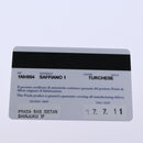 PRADA Accessory Pouch Safiano leather Blue Auth 71575A-11