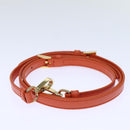 PRADA Hand Bag Canvas 2way Orange Auth 71577SAM-25