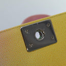 CHANEL Matelasse Boy Chanel Chain Shoulder Bag Leather Rainbow CC Auth 71579SM-9