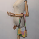 CHANEL Matelasse Boy Chanel Chain Shoulder Bag Leather Rainbow CC Auth 71579SM-27