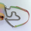 CHANEL Matelasse Boy Chanel Chain Shoulder Bag Leather Rainbow CC Auth 71579SM-15