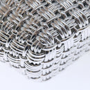 BALENCIAGA Bistro XS Hand Bag Wicker 2way Silver 671342 Auth 71589A-17