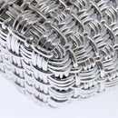 BALENCIAGA Bistro XS Hand Bag Wicker 2way Silver 671342 Auth 71589A-18