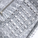 BALENCIAGA Bistro XS Hand Bag Wicker 2way Silver 671342 Auth 71589A-10