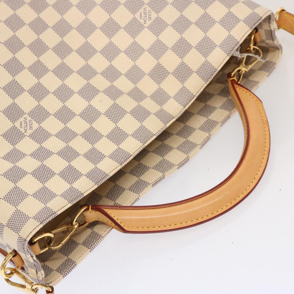 LOUIS VUITTON Damier Azur Sophie Shoulder Bag 2way N41216 LV Auth 71603A