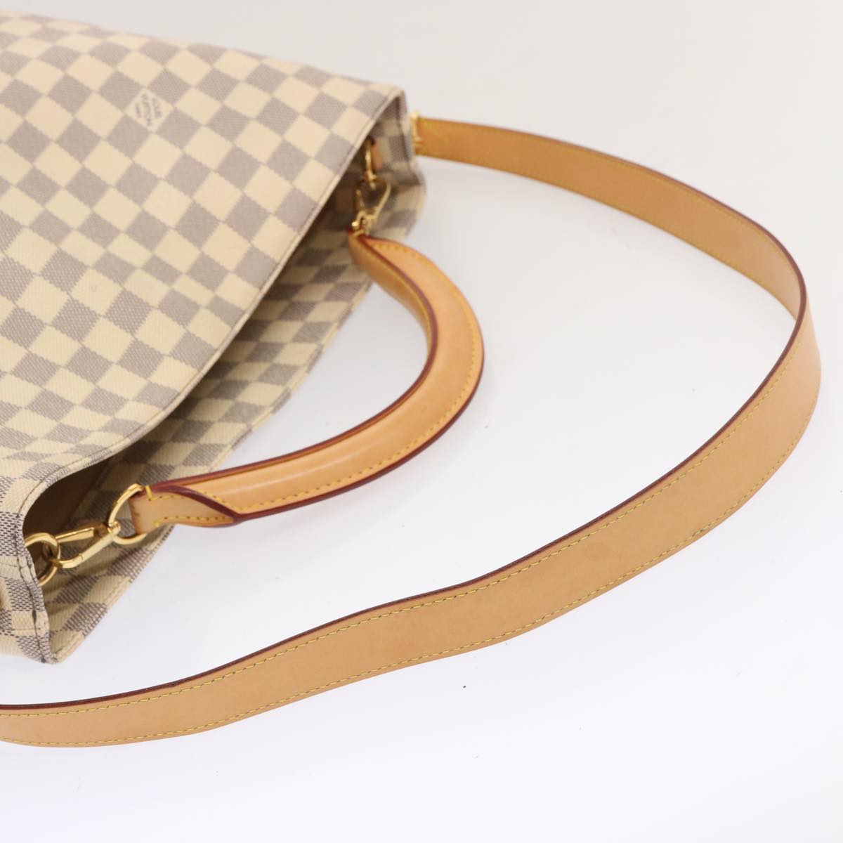 LOUIS VUITTON Damier Azur Sophie Shoulder Bag 2way N41216 LV Auth 71603A