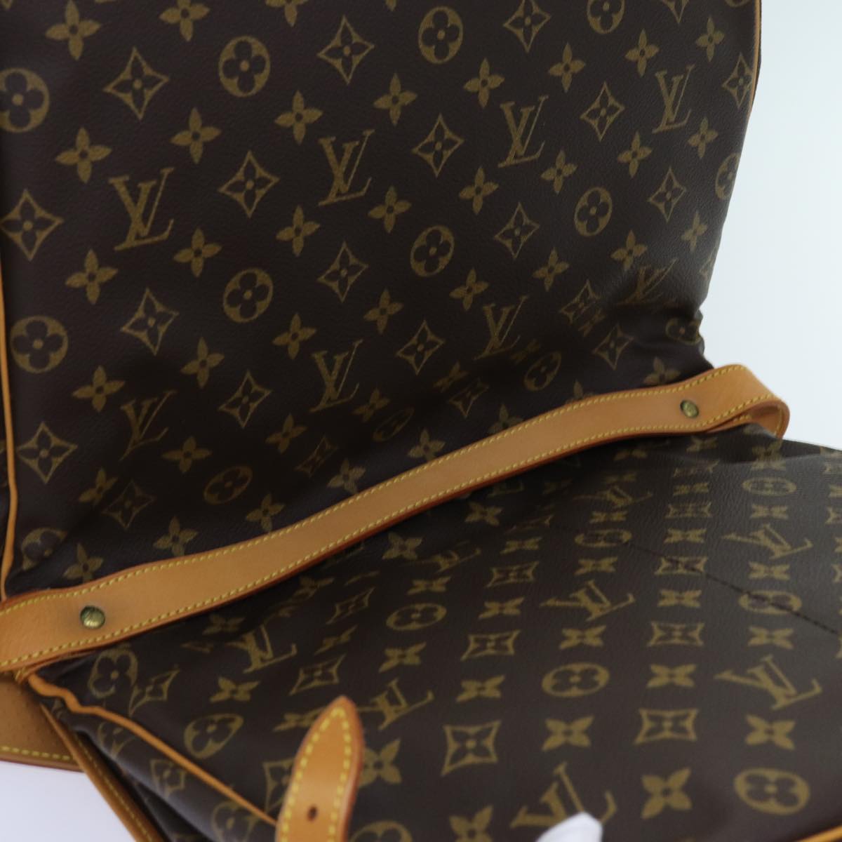 LOUIS VUITTON Monogram Saumur 35 Shoulder Bag M42254 LV Auth 71604A