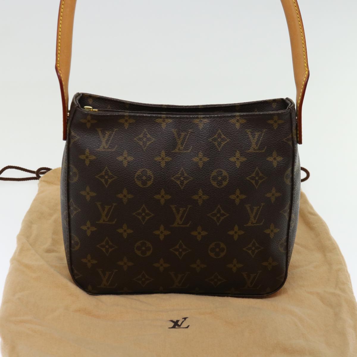 LOUIS VUITTON Monogram Looping MM Shoulder Bag M51146 LV Auth 71605A